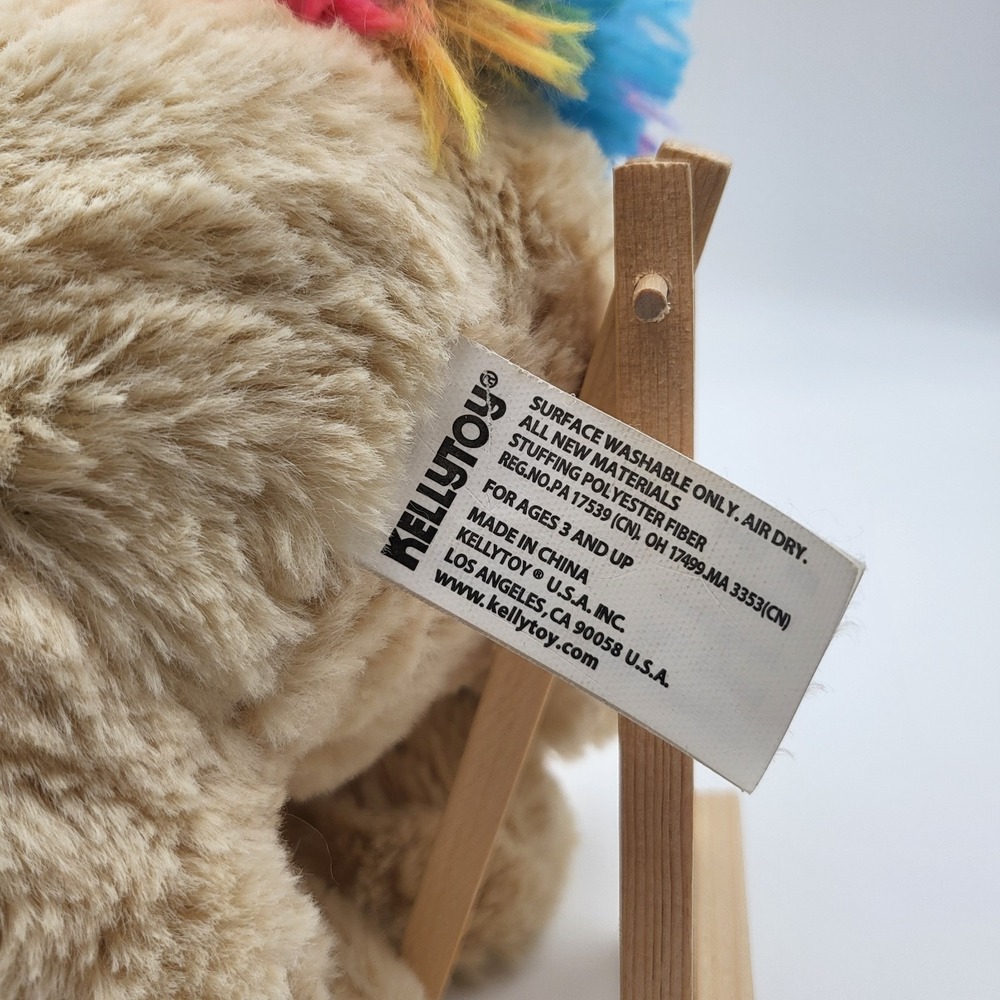 Kellytoy LionCorn Rainbow Lion Unicorn Tie Dye Plush Stuffed Animal Colorful Cub - Picture 6 of 8